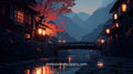 Beautiful Scenery Desktop Wallpaper - Golden Hour Village #22