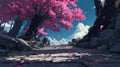 Beautiful Scenery Desktop Wallpaper - Cherry Blossom Path #26