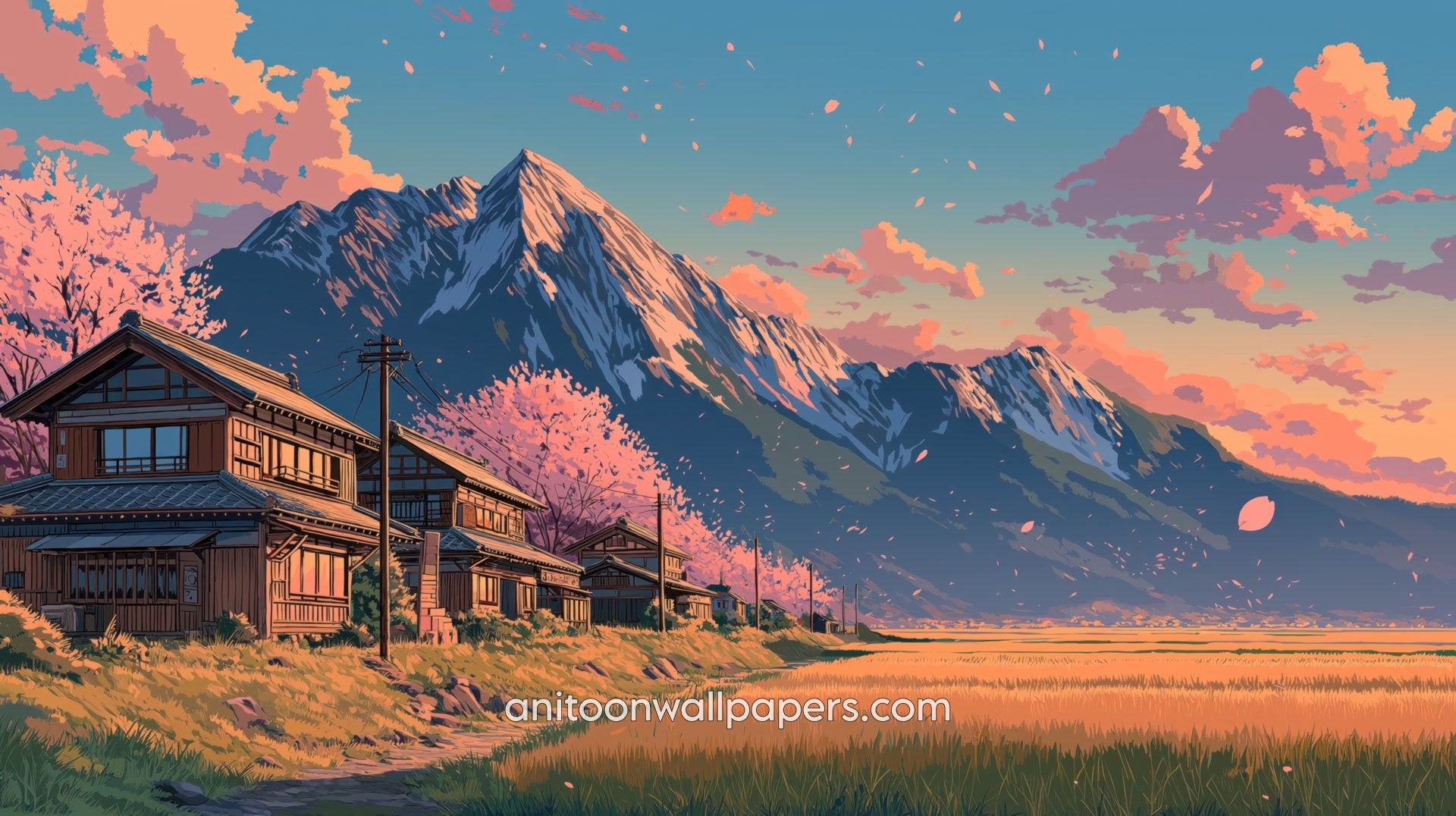 Beautiful Scenery Desktop Wallpaper - Cherry Blossom Archway #33