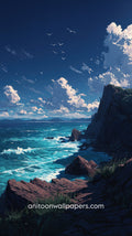 Beautiful Scenery Phone Wallpaper - Shadowed Cliffs #03