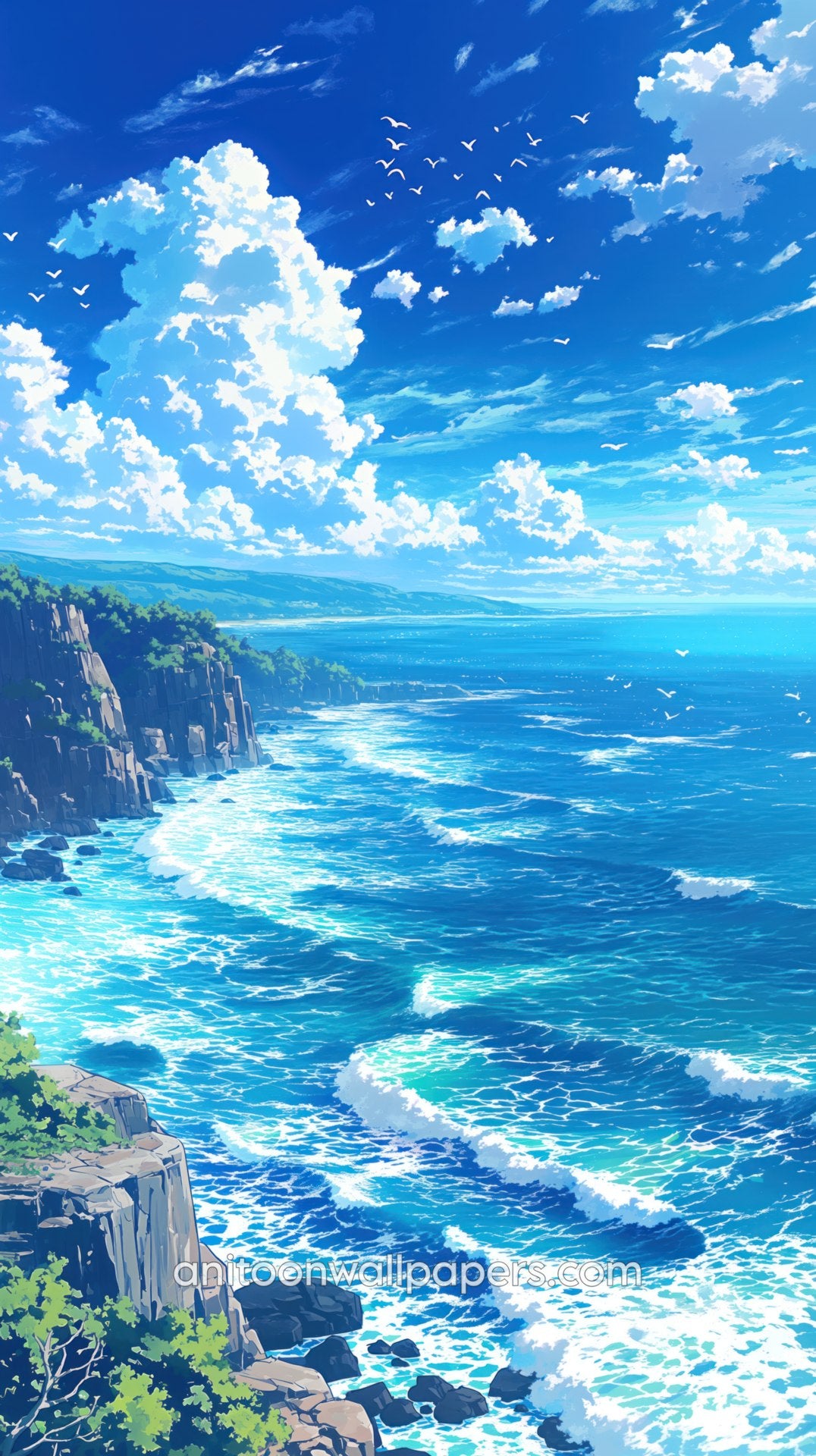 Beautiful Scenery Phone Wallpaper - Cliff Solitude #06